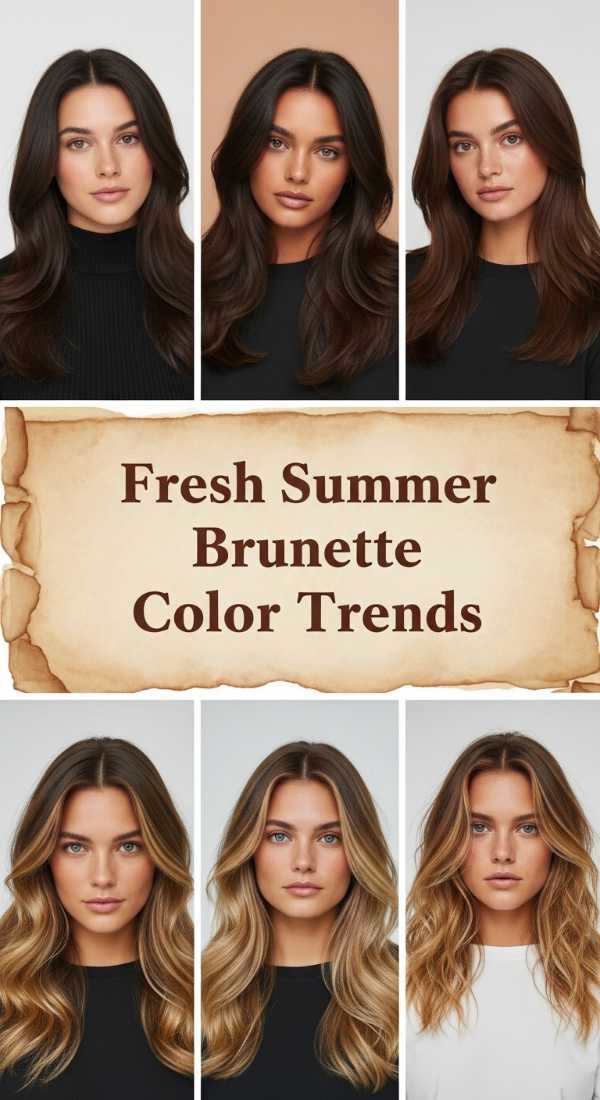 Silk, Shine, and Sophistication: Redefining Luxury Hair in 2026 Fresh Summer Brunette Color Trends 6a14257897ece