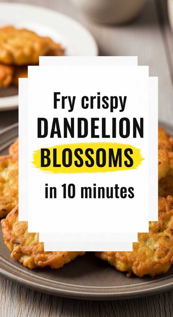 Fry Crispy Dandelion Blossoms In 10 Minutes 69f47b477fe79