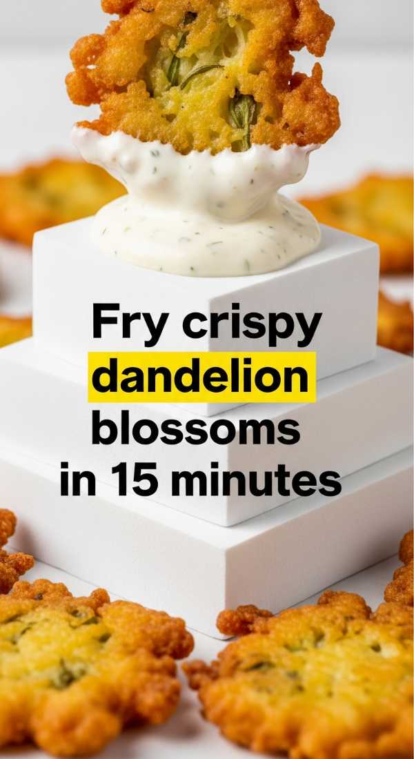 Fry Crispy Dandelion Blossoms In 15 Minutes 69f47a02bd7fb