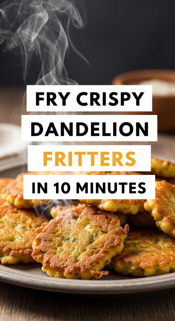 Fry Crispy Dandelion Fritters In 10 Minutes 69f4426707aae