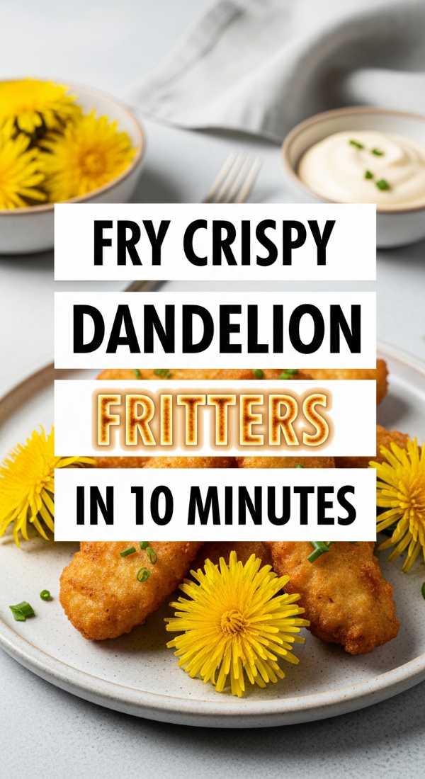 Fry Crispy Dandelion Fritters In 10 Minutes 69fd8ab2330a2