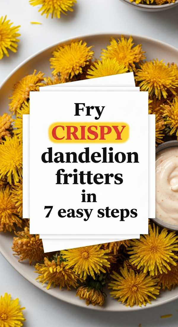 Fry Crispy Dandelion Fritters In 7 Easy Steps 69fd88af83682