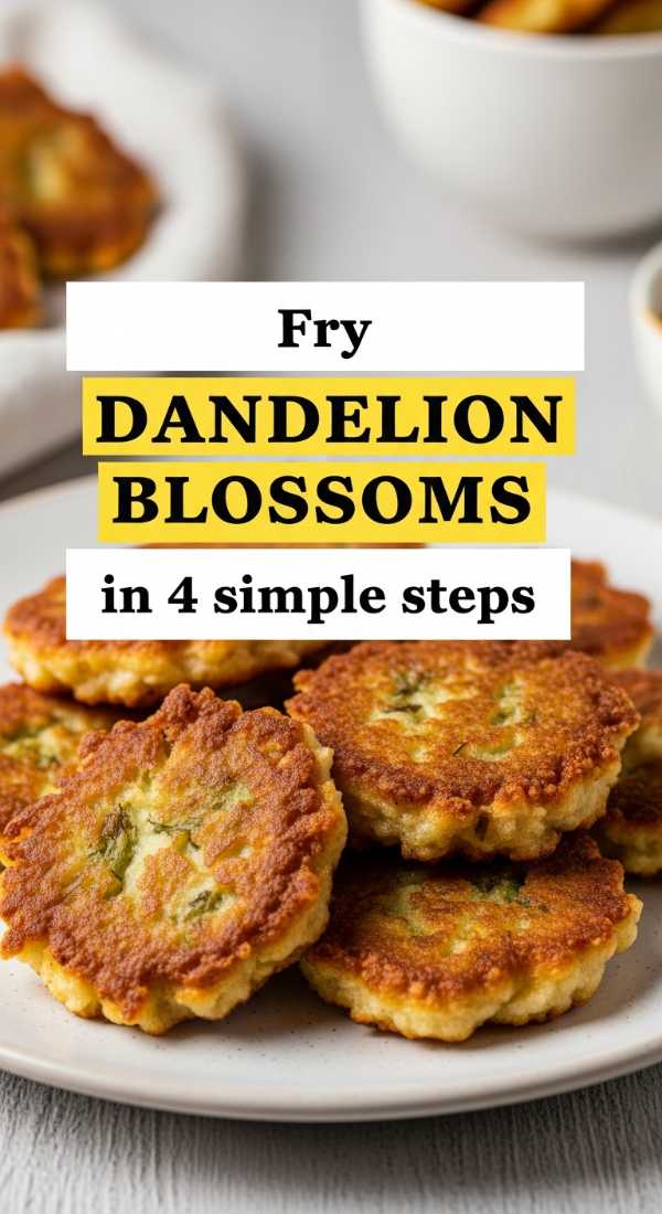 Fry Dandelion Blossoms In 4 Simple Steps 69f47a040cf49