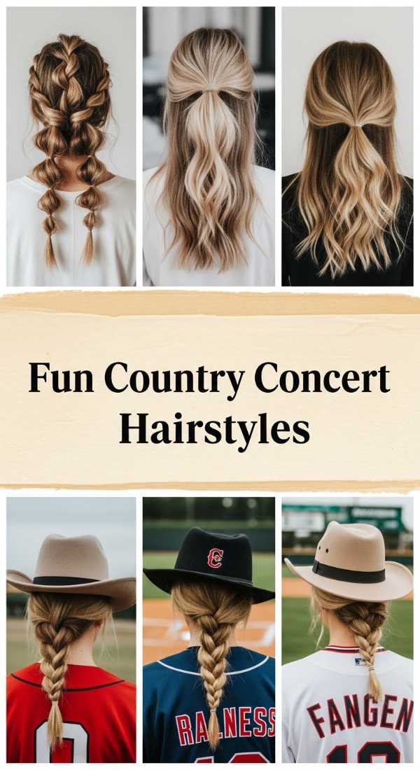 The Sophisticated Stylist: Your Elite Hair Transformation Manual Fun Country Concert Hairstyles 6a141e0e41dfe