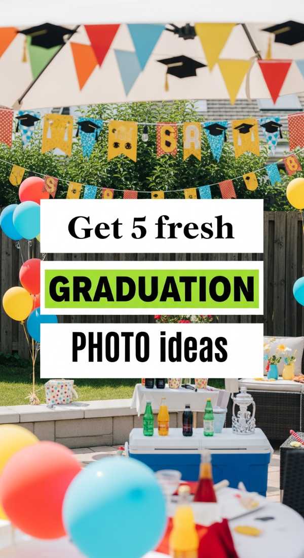 Get 5 Fresh Graduation Photo Ideas For Your Backyard Party 69f5dcaf49605
