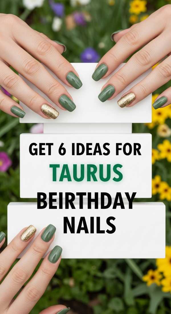 From May Flowers to Neon Nights: The Ultimate 2026 Summer Nail Guide Get 6 Ideas For Taurus Birthday Nails 6a05a53da353f