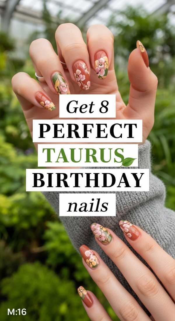 Get 8 Perfect Taurus Birthday Nails 6a059b267fdd5
