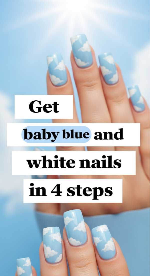 Get Baby Blue And White Nails In 4 Steps 69f4c320b7b03
