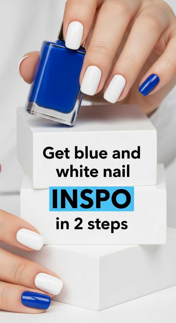 Get Blue And White Nail Inspo In 2 Steps 69f4c11582da6