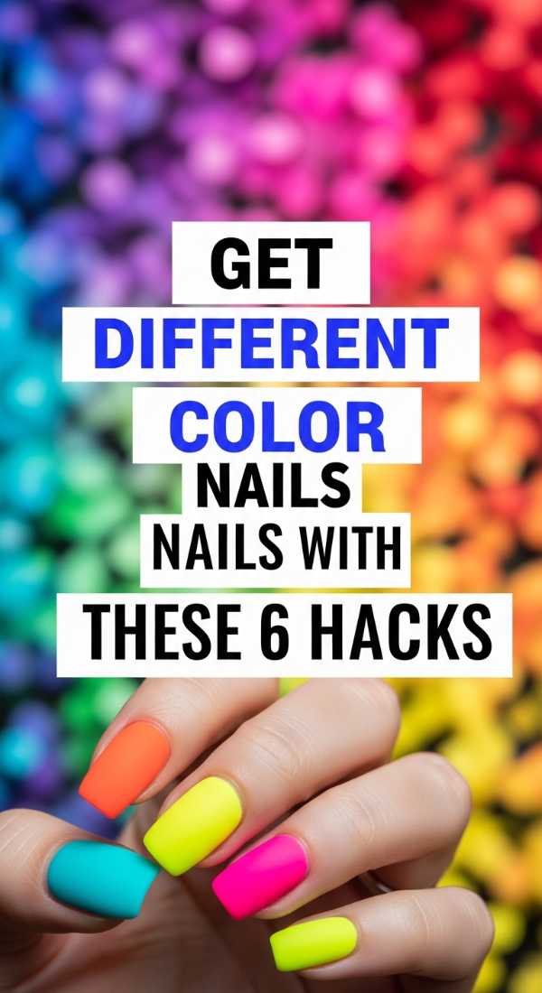 More is More: Master the Art of Maximalist Manicures Get Different Color Nails With These 6 Hacks 6a0f114459aac