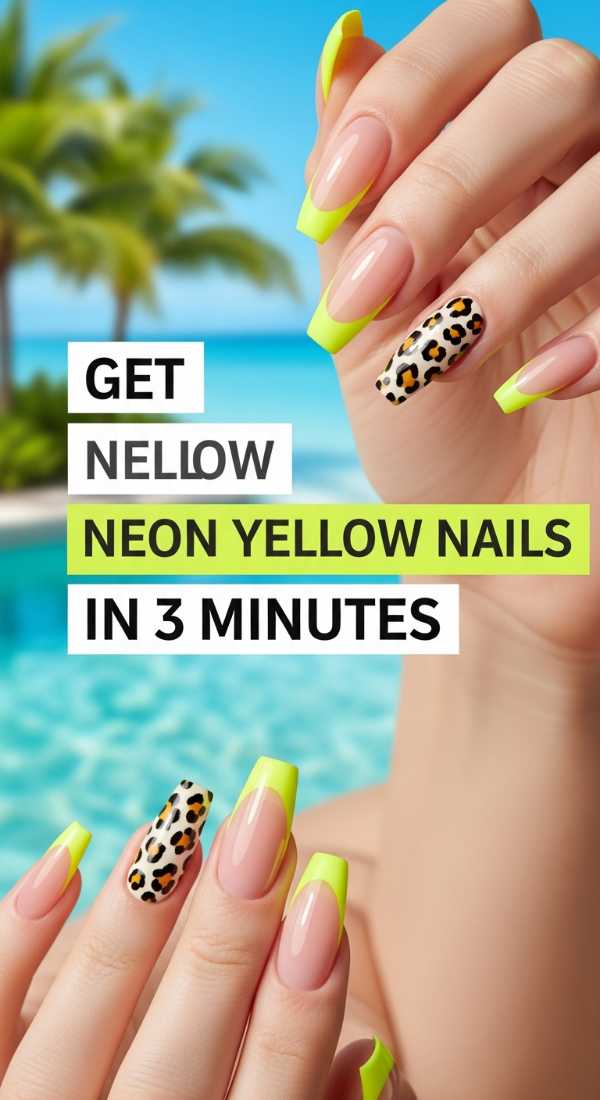 Get Neon Yellow Nails In 3 Minutes 6a05a533f386e