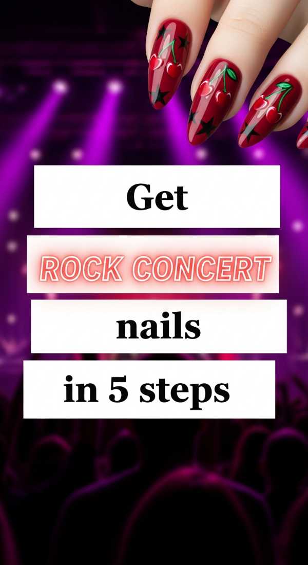 Get Rock Concert Nails In 5 Steps 6a058de062352