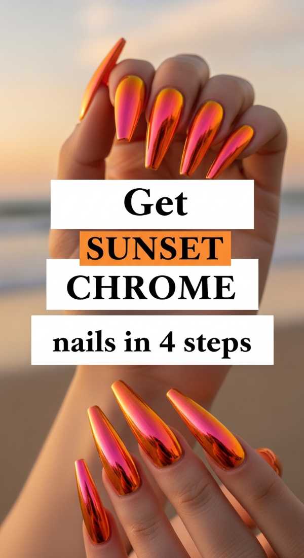 Get Sunset Chrome Nails In 4 Steps 6a05a5133a9a9