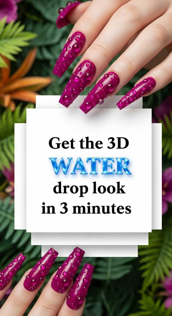 Get The 3d Water Drop Look In 3 Minutes 6a0f0bba4726e