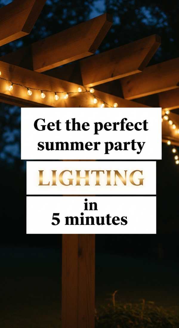 Get The Perfect Summer Party Lighting In 5 Minutes 69f8715889d9a