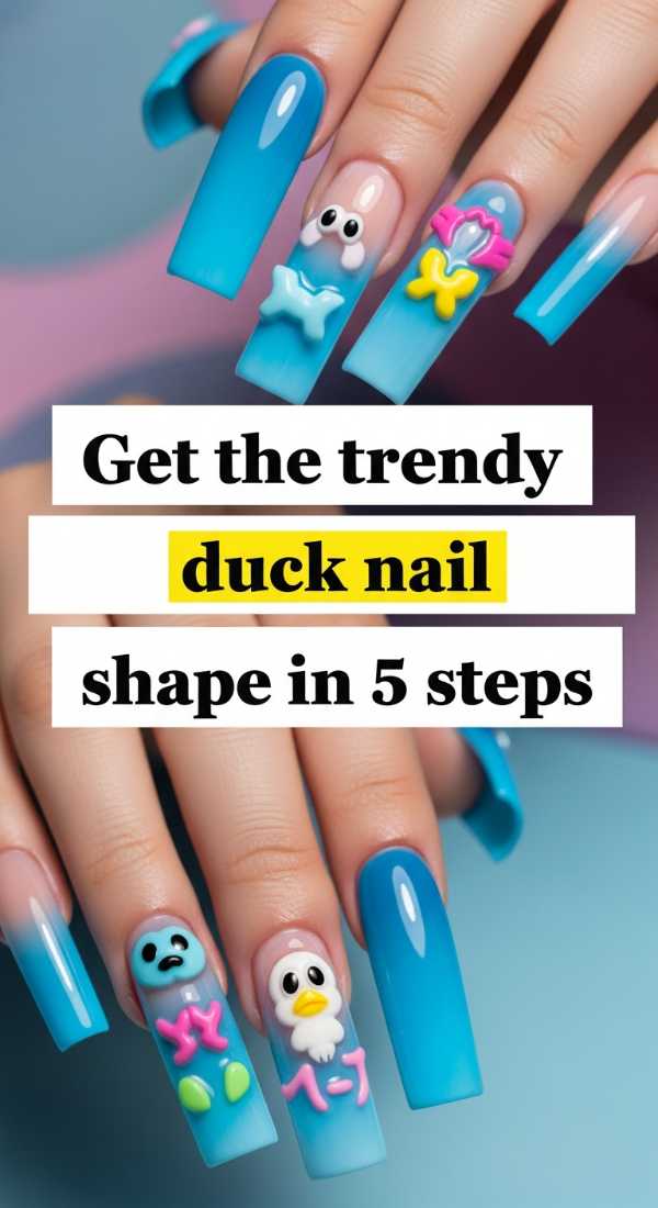 Get The Trendy Duck Nail Shape In 5 Steps 6a0f0da721dcd