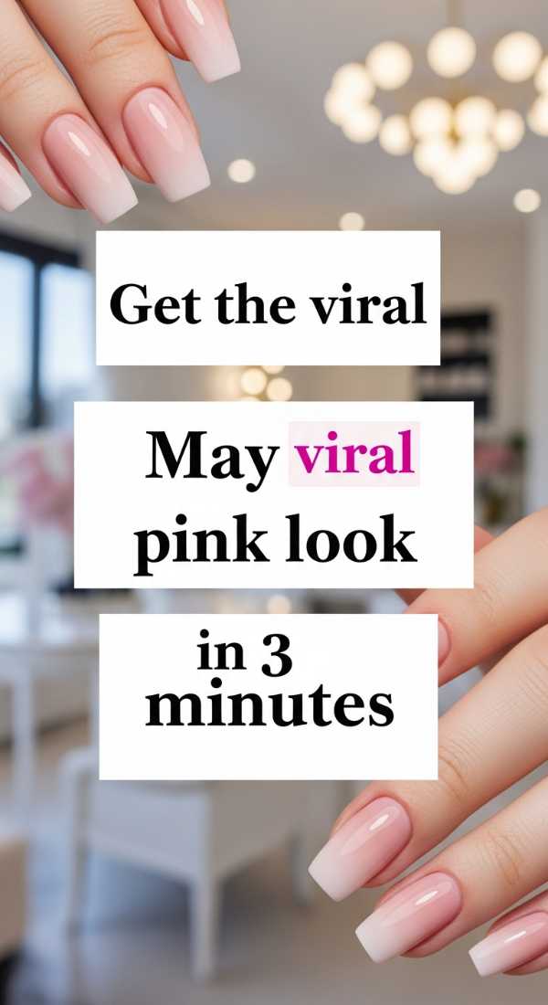 Get The Viral May Pink Look In 3 Minutes 69fb9761becd5