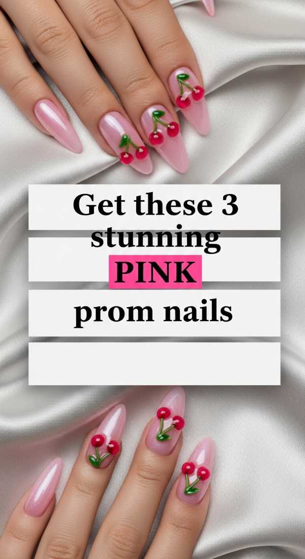 Beyond the Polish: The Boldest 2026 Nail Designs Redefining Manicures Get These 3 Stunning Pink Prom Nails 69ff59577f75a