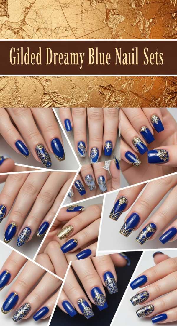 Gilded Dreamy Blue Nail Sets 6a0859b3956ca