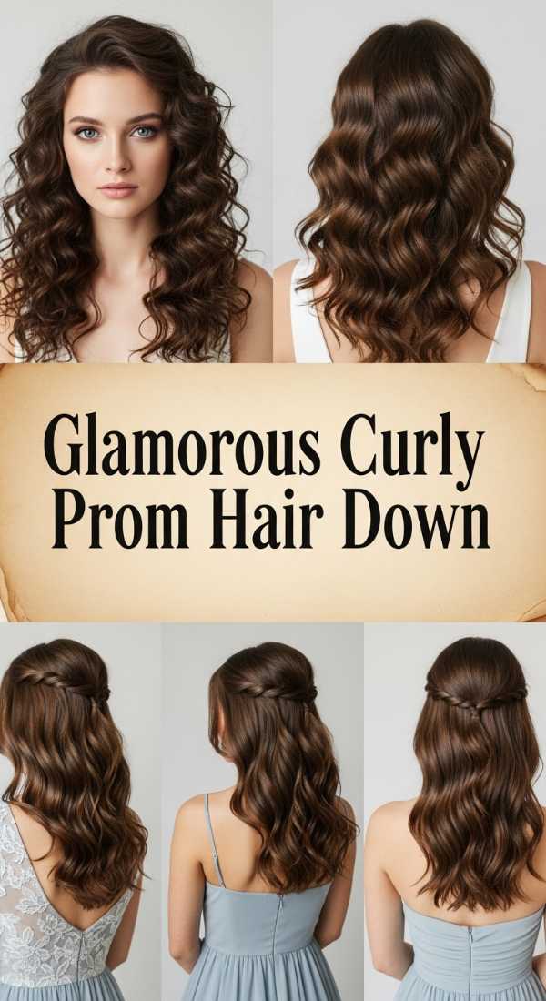 Glamorous Curly Prom Hair Down 69ff7f1a133cc