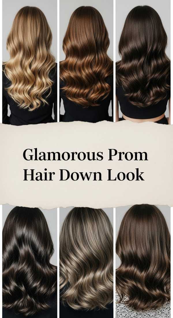 Glamorous Prom Hair Down Look 69f8e25ebf0cd