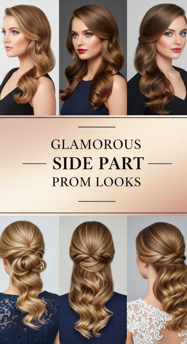 From Prom Queen to Beach Goddess: Enchanting Hair Trends for Summer Glamorous Side Part Prom Looks 6a0366f9092f3