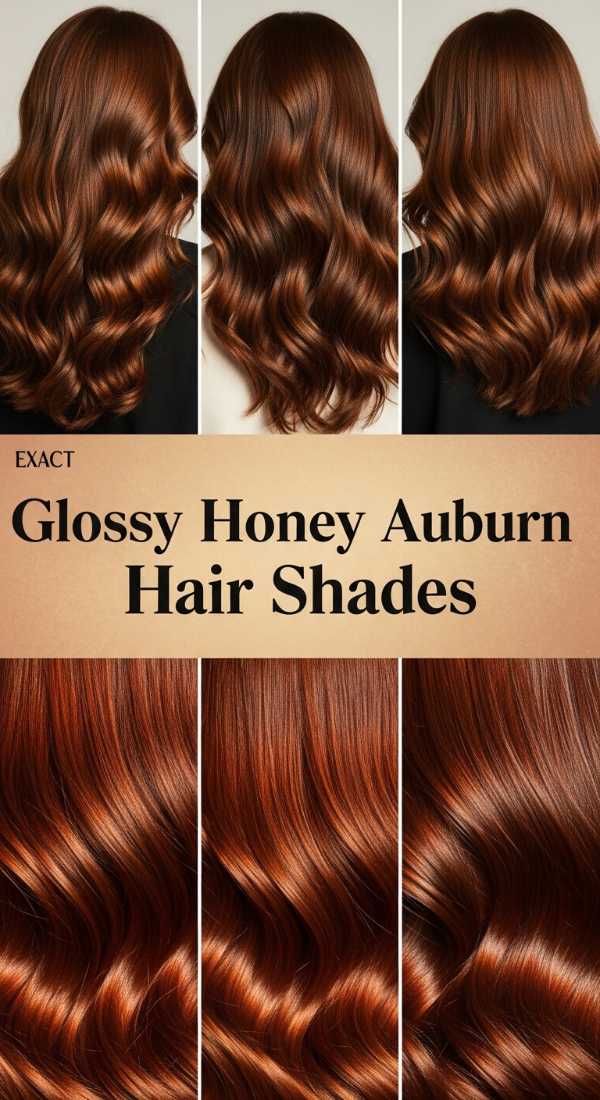 Glossy Honey Auburn Hair Shades 6a142e2a86a9b