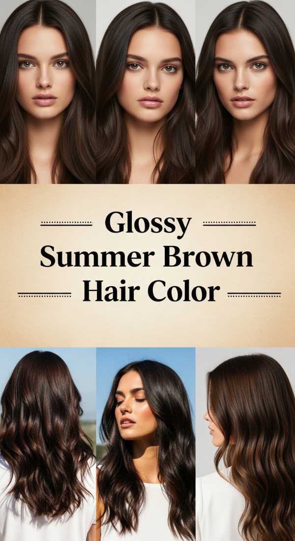 Glossy Summer Brown Hair Color 6a08ce8788195