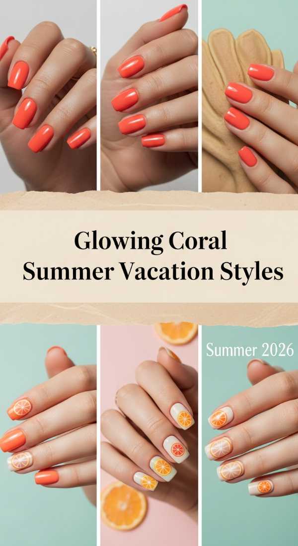 Glowing Coral Summer Vacation Styles 69ff6d9a5fd92