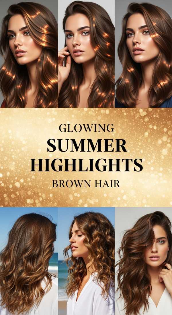 Glowing Summer Highlights Brown Hair 6a08d5ede6be0