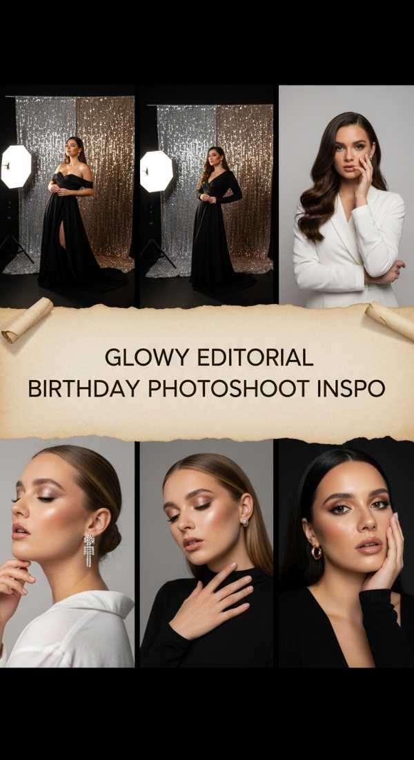 Gilded Glamour: High-End Nail Trends for Your Next Big Event Glowy Editorial Birthday Photoshoot Inspo 6a1343e01f144