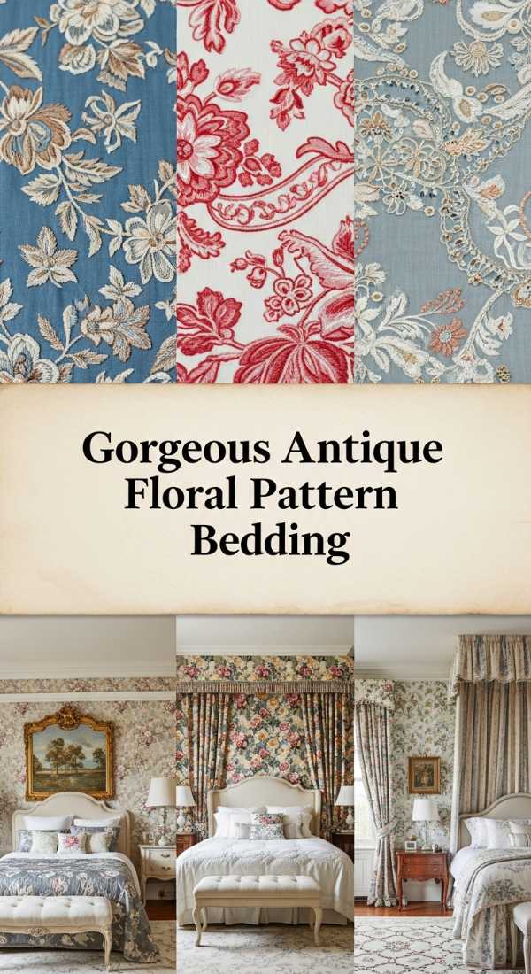 Gorgeous Antique Floral Pattern Bedding 69f48dfe1ebee