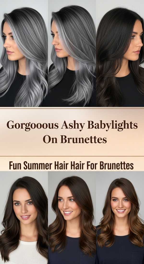 Gorgeous Ashy Babylights On Brunettes 6a14238a19af9