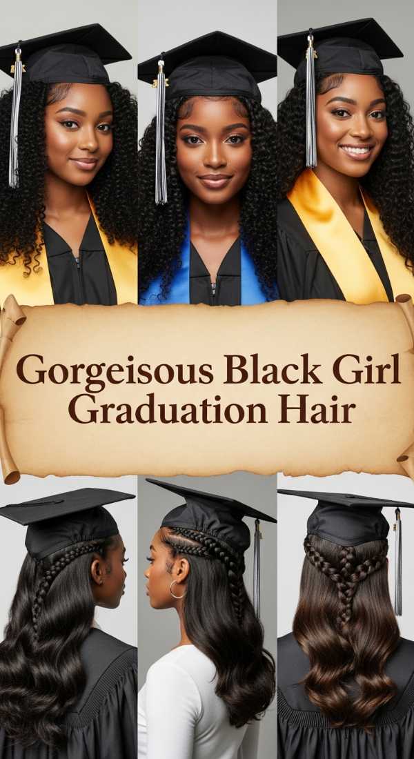 From Graduation Stage to Golden Hour: The Season's Hottest Hair Trends Gorgeous Black Girl Graduation Hair 6a08d4557ba01