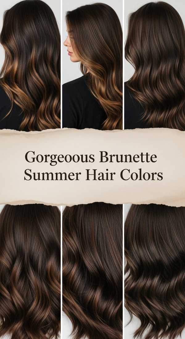 Sunkissed & Stylish: The Hottest Summer Hair Trends You Need to Try Gorgeous Brunette Summer Hair Colors 6a08ce8430331