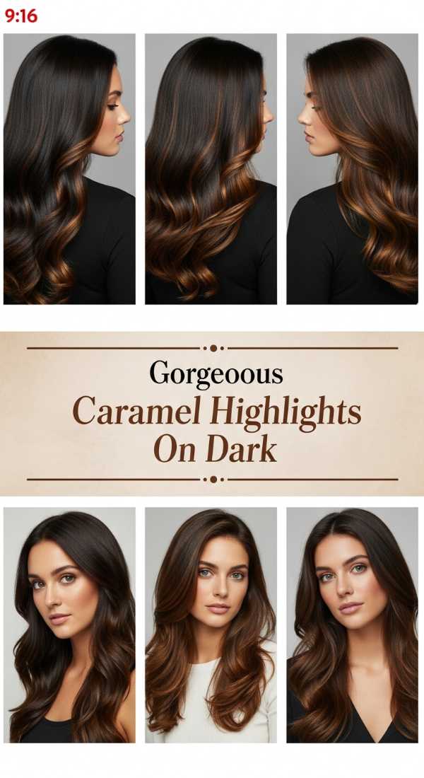 Gorgeous Caramel Highlights On Dark 6a08ce7c1ec39