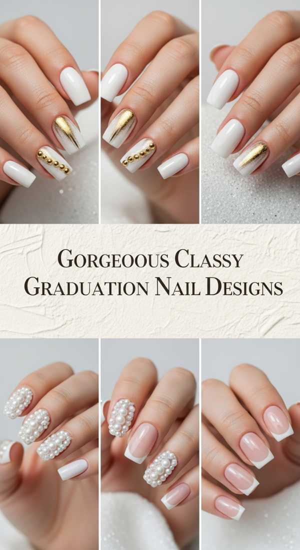 Gorgeous Classy Graduation Nail Designs 6a1349199f120