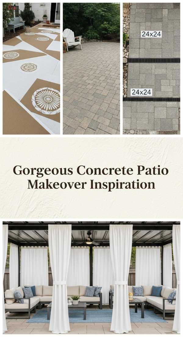 Gorgeous Concrete Patio Makeover Inspiration 6a04bc6db6215