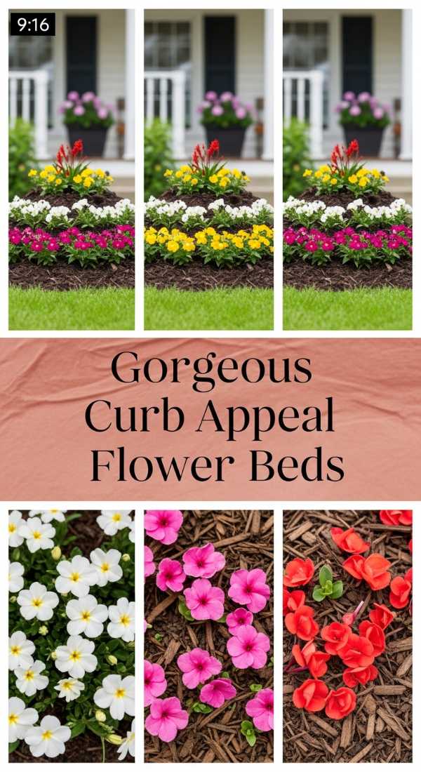 Gorgeous Curb Appeal Flower Beds 69fb075c5a06e