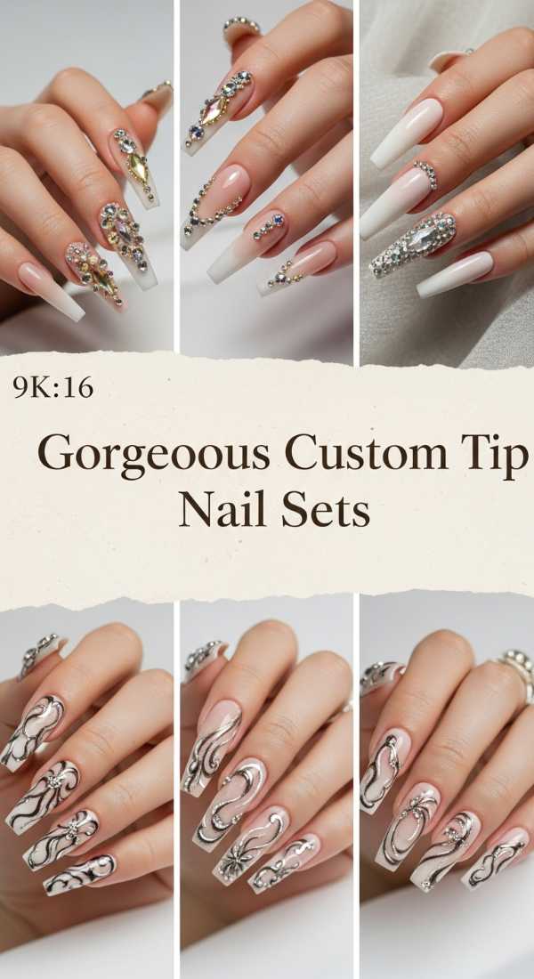 Beyond the Salon: Why Luxury Press-On Artistry is the New Standard Gorgeous Custom Tip Nail Sets 6a085b89084cd