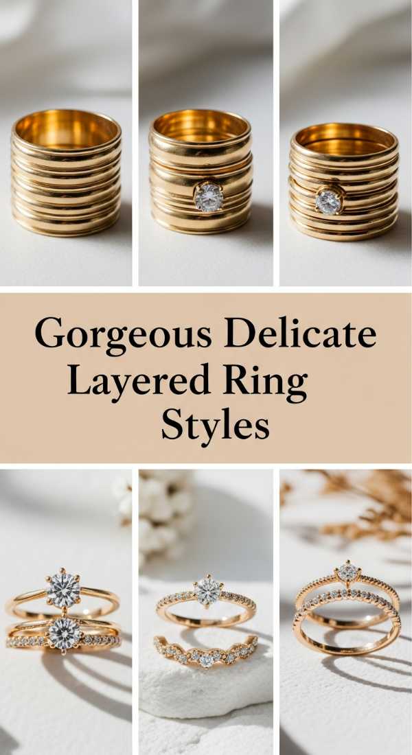 Gorgeous Delicate Layered Ring Styles 69fdbc32e3ed9