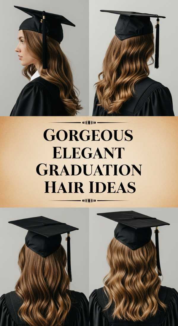 Gorgeous Elegant Graduation Hair Ideas 6a08cce22d164