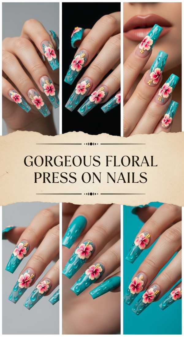 Instant Elegance: Why Luxury Press-Ons Are the New Salon Standard Gorgeous Floral Press On Nails 6a1347d973f04