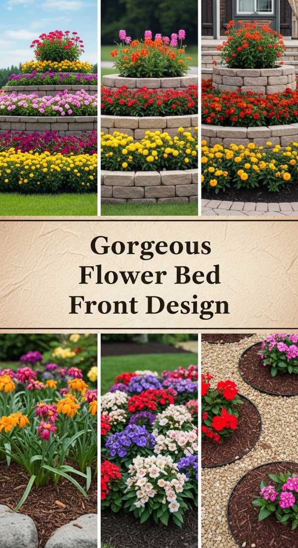 Gorgeous Flower Bed Front Design 69fb076fc4d79
