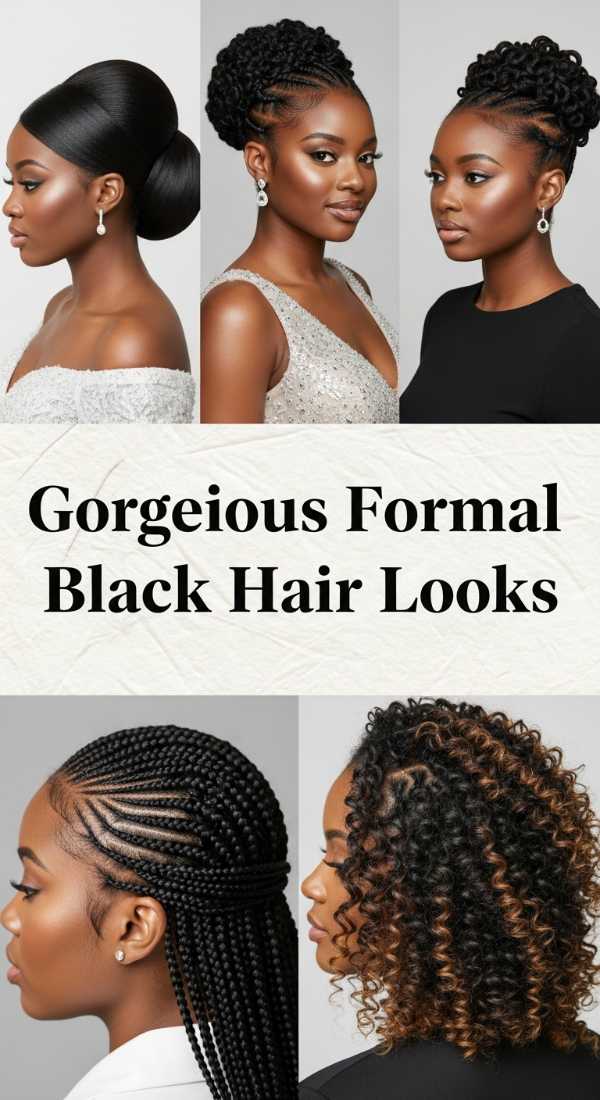 Gorgeous Formal Black Hair Looks 6a142cdceaa15