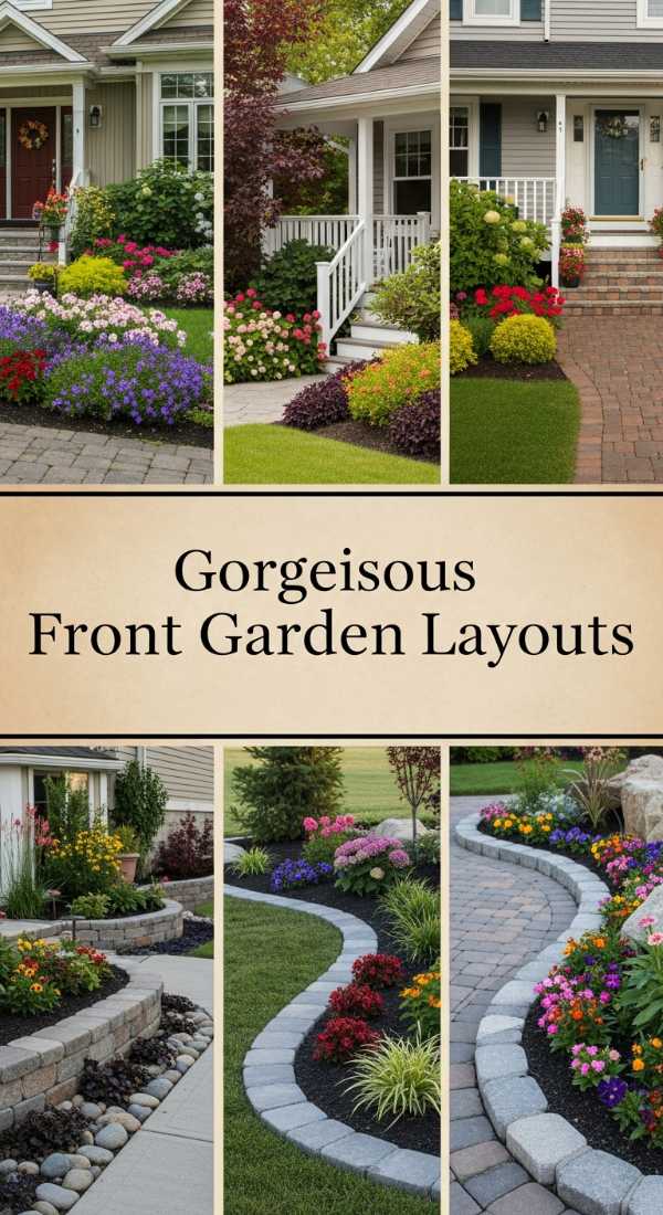 Gorgeous Front Garden Layouts 69ff476752f7b