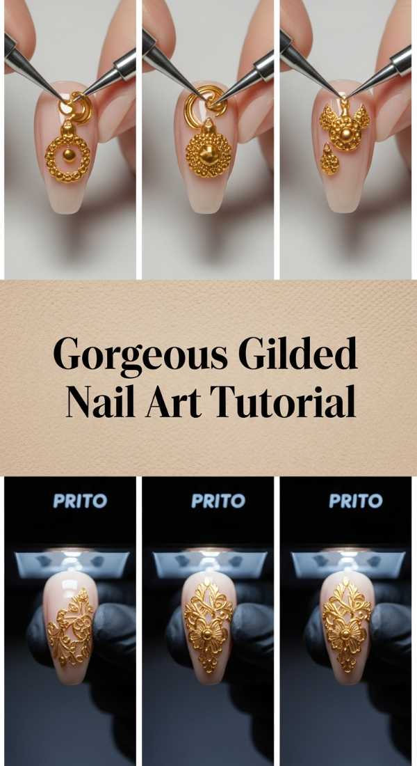 Gorgeous Gilded Nail Art Tutorial 6a085b7a1234b
