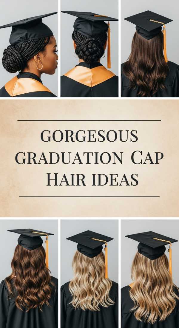 Gorgeous Graduation Cap Hair Ideas 6a08cb63bba5c