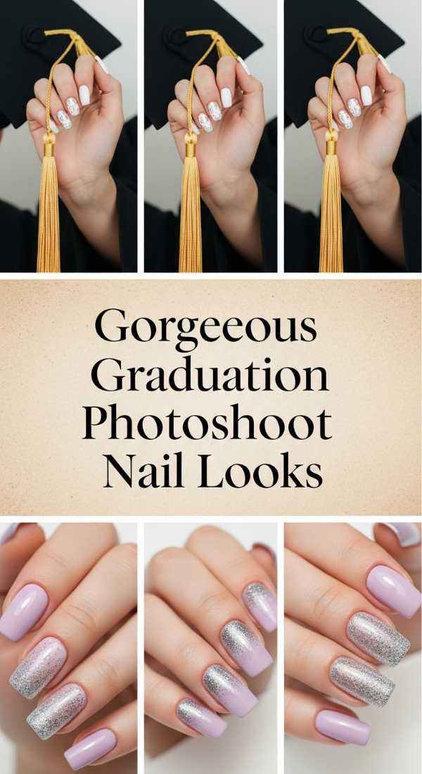 Gorgeous Graduation Photoshoot Nail Looks 6a134c2dbd5e3