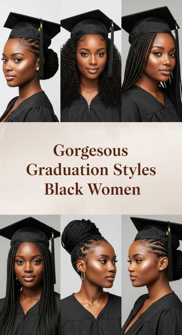 From Gowns to Gowns: Chic Graduation Hairstyles for Your Hottest Summer Gorgeous Graduation Styles Black Women 6a08ce8b05381